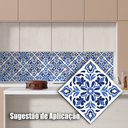 Ver imagem 6 de 20 Revestimentos Azulejo Português Autocolante Lavável Cozinha - 25x25cm