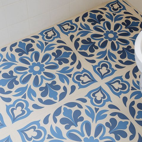 20 Revestimentos Azulejo Português Autocolante Lavável Cozinha - 25x25cm