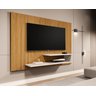 Painel Veneza Suspenso de Parede para Tv até 50 Polegadas com Prateleiras Design Moderno de Mdf - 4