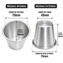 Ver imagem 4 de Kit 50 Formas Petit Gateau de Assar em Alumínio Profissional