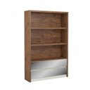 Ver imagem 4 de Estante de Livros Clássico MDF 120cmx183cm 3 Prateleiras 2 Gavetas Espelhadas Dalla Costa