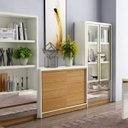 Ver imagem 1 de Balcão para Escritório 2 Portas de Correr 1 Prateleira 120cm Dalla Costa