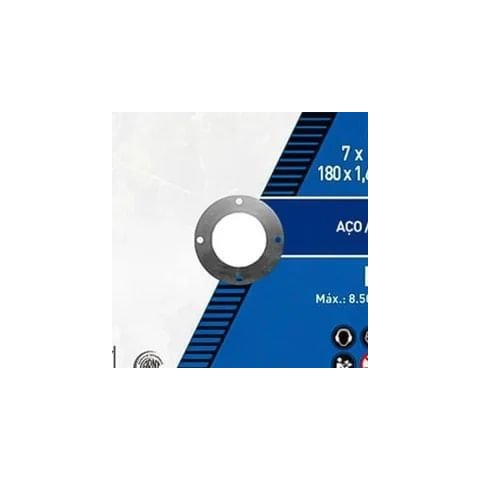 Disco de Corte T41 180 x 1,6 x 22,23 Azul BNA12 - Norton