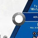 Ver imagem 1 de Disco de Corte T41 180 x 1,6 x 22,23 Azul BNA12 - Norton