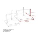 Ver imagem 5 de Porta Guardanapo Aço Inox 304 Escovado Mesa Casa Bar Restaurante Cozix