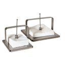 Ver imagem 1 de Porta Guardanapo Aço Inox 304 Escovado Mesa Casa Bar Restaurante Cozix