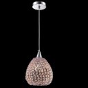 Ver imagem 1 de Pendente Oval de Cristal Aramado para 1 Lâmpada PE-032/2. 21. Itamonte Iluminação