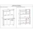 Ver imagem 4 de Armário de Cozinha 6 Portas 1 Gaveta Kit Gênova Kits Paraná