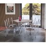 Conjunto Mesa Sextavada e 6 Cadeiras Vancouver Novabras - 1