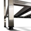 Ver imagem 7 de Pia Aço Inox Industrial 100x60x90 Cm Cuba Esquerda Nortinox Stander