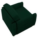 Ver imagem 7 de Conjunto Sofá 3 Lugares 223cm e Poltrona 98cm Amaranto M22 Veludo Verde - Mpozenato