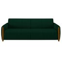 Ver imagem 6 de Conjunto Sofá 3 Lugares 223cm e Poltrona 98cm Amaranto M22 Veludo Verde - Mpozenato