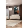 Sofá 2 Lugares 156cm Casa de Pedra Estofados Bege Branco - 3