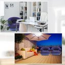 Ver imagem 3 de Sofa Poltrona Inflavel Cadeira Portatil Sala Jardim Piscina