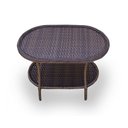 Ver imagem 3 de Conjunto de Poltronas Fibra Sintético Karibe - 2 Poltronas + 1 Mesa Centro - Tecido Duna Cru