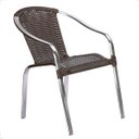 Ver imagem 1 de 1 Cadeira Maresia Aluminio Polido Fibra Sintetica Tr. Simples - Tabaco