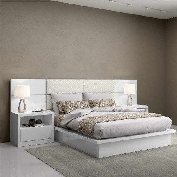 Cabeceira Para Cama Casal Queen King 3,00m 100% MDF Dalla Costa