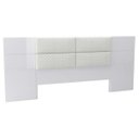 Ver imagem 2 de Cabeceira Estofada para Cama de Casal em MDF 300cm Dalla Costa