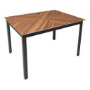 Ver imagem 3 de Mesa de Jantar Industrial Taurus 4 Lugares Retangular em MDP e Metal
