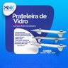 Kit Prateleiras De Vidro Multiuso Canto Lápis 50X15Cm - 2