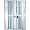 Ver imagem 1 de Porta de Alumínio de Correr Balcão 6 Folhas 2,10 x 1,50 Branco Linha 25 Com Chave