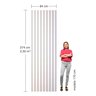 Lambri Branco - Pacote com 12 Réguas - 2,30m2 - 2