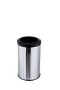 Ver imagem 1 de Lixeira Inox Aro Esmaltado 20L Área Gourmet Cozinha Cesto De Lixo - Preto
