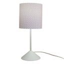 Ver imagem 2 de Abajur Bebê Quarto Infantil Tecido Rosa e Branco Arabesco Bivolt