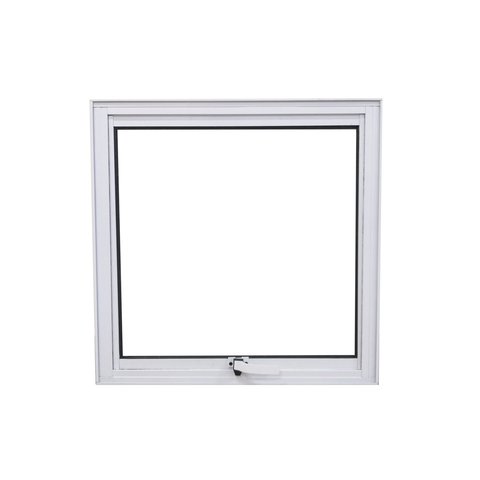 Janela de Alumínio Branco Vitro Maxim Ar Linha Veneza 80 x 80 Vidro Mini-Boreal