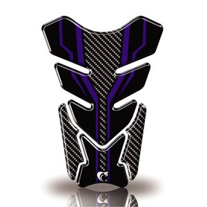 Protetor de Tanque Adesivo Moto Cg Twister Factor Fazer Gsx-s Cobra Motoparts Preto Azul