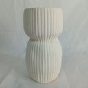 Ver imagem 3 de Vaso Decorativo Home&co Cerâmica 20x11x11cm Marfim