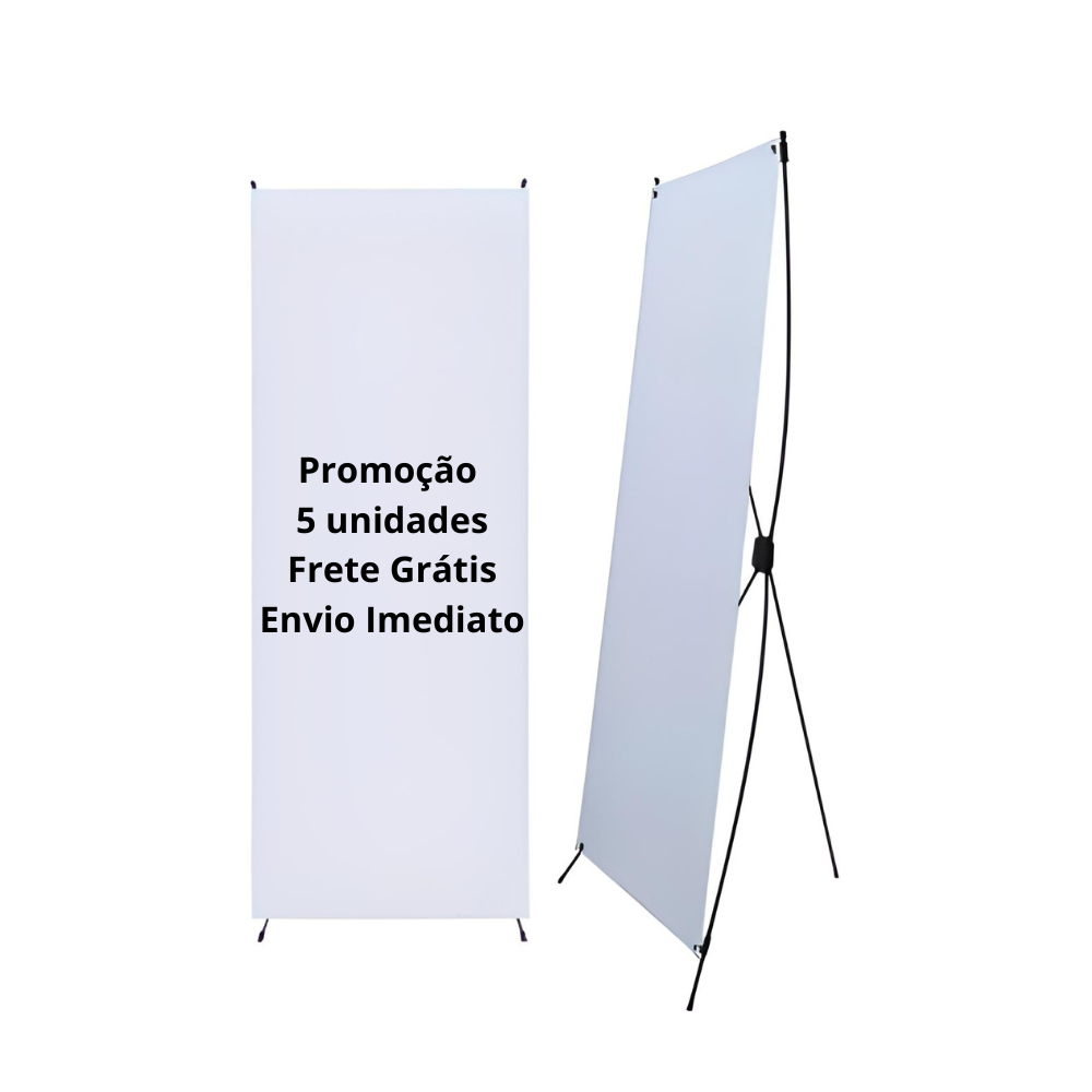 Pedestal para Banner Medidas 0,60x1,60 Modelo 5un Atacado - 2