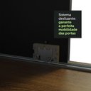 Ver imagem 7 de Guarda-roupa Casal Madesa Austin 4 Portas de Correr 3 Gavetas