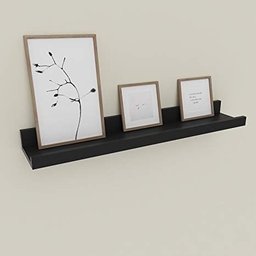 Porta Quadros para Sala, Quarto 2 Peças Preto - 3
