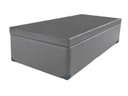 Ver imagem 3 de Cama Box Baú Solteiro Conforto Sintético Cinza + Colchão Solteiro Conforto Espuma D33 24x88x188