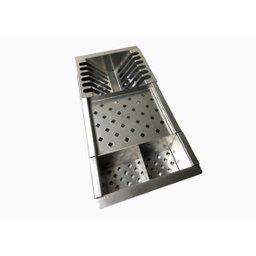 Cesto Escorredor Inox 3 Módulos Para Cuba Calha /Escorredor e Louça - 2