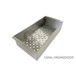 Cesto Escorredor Inox 3 Módulos Para Cuba Calha /Escorredor e Louça - 4