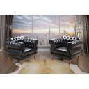 Ver imagem 1 de Kit 2 Poltronas Chesterfield Elisabeth Preto