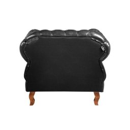 Kit 2 Poltronas Chesterfield Elisabeth Preto - 3