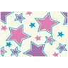 Tapete Stars Infantil - Creme - 1