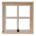 Ver imagem 1 de Janela Vitro de Madeira Max Ar Eucalipto 0,60 (a) X 0,60 (l) Quadriculado
