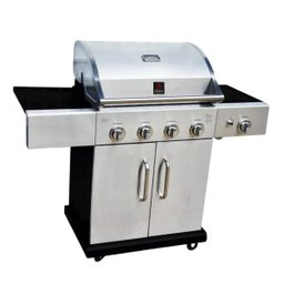 Churrasqueira a Gás Carrinho Americano Inox Chaleur Devon com 4 Queimadores - 4