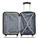 Ver imagem 4 de Kit Mala de Bordo Mais Frasqueira Rígida Abs - Gladiador A7 Cor: Cinza Grafite