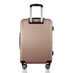 Mala Rígida De Fibra 360° com TSA Tamanho Média - Gladiador - C1M: Rose Gold - 3
