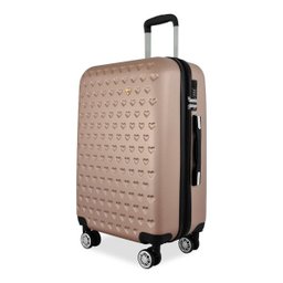 Mala Rígida De Fibra 360° com TSA Tamanho Média - Gladiador - C1M: Rose Gold - 2