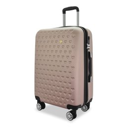 Kit Mala Rígida Média com Tsa 360º Mais Frasqueira - Gladiador C1M Cor: Rose Gold - 2