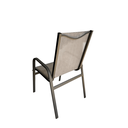 Ver imagem 2 de Cadeira Catarina em Alumínio Bege Assento e Encosto em Tela Slim Design Elegante