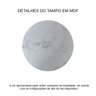 Conjunto Mesa Lateral Viena Prata Com Espelho - 2