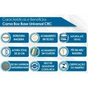 Ver imagem 2 de Cama Box Queen: Colchão Molas Anjos Superlastic Classic + Base CRC Courano Branco(158x198)