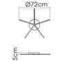 Plafon de Led Petry 24W - 2